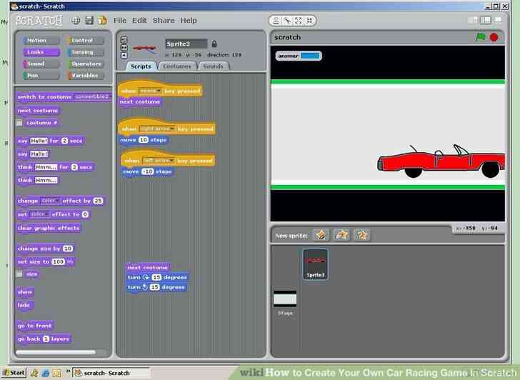 Image intitulée Créer Votre Propre Jeu de Course de Voiture dans Scratch de l